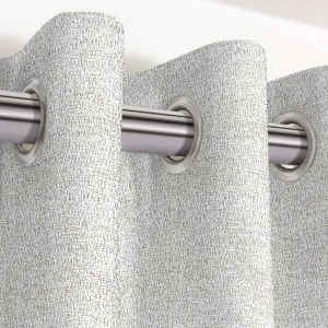 Highlands Textured Plain Natural Curtains