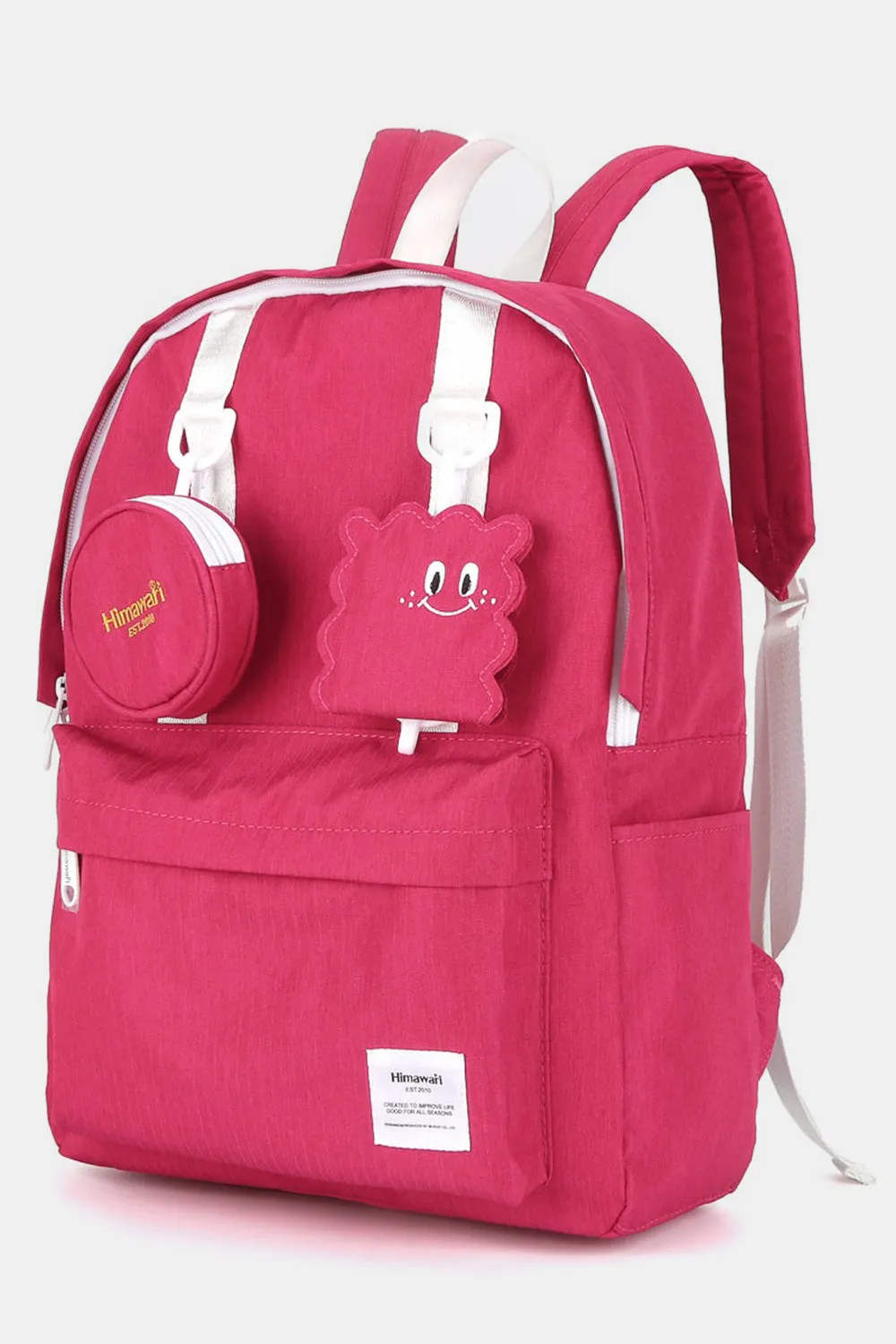 Himawari Waterproof Canvas Backpack Bag with Removable Coin Purse