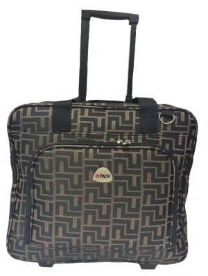 HiPack Suitcase Travel Rolling Duffel 16 inch Coffee (PRT16 Coffee)