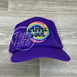 Hippie Soul on Nylon Retro Trucker Hat