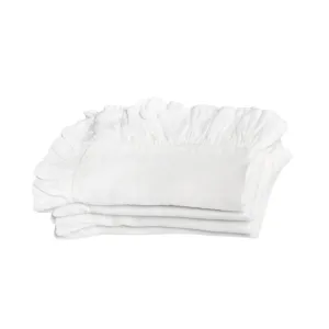 Hire Ruffle edge napkins set of four