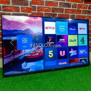 Hisense 50 inch 50A7100F Smart 4K UHD Frameless TV (Built-in Bluetooth, WiFi, Miracast) - Foreign Used