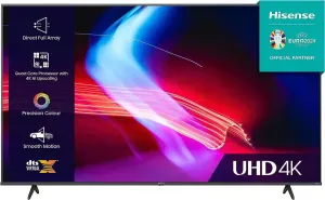 Hisense 55U7KQTUK 55" 4K HDR UHD Smart Mini-LED TV Dolby Vision IQ Atmos - Gray