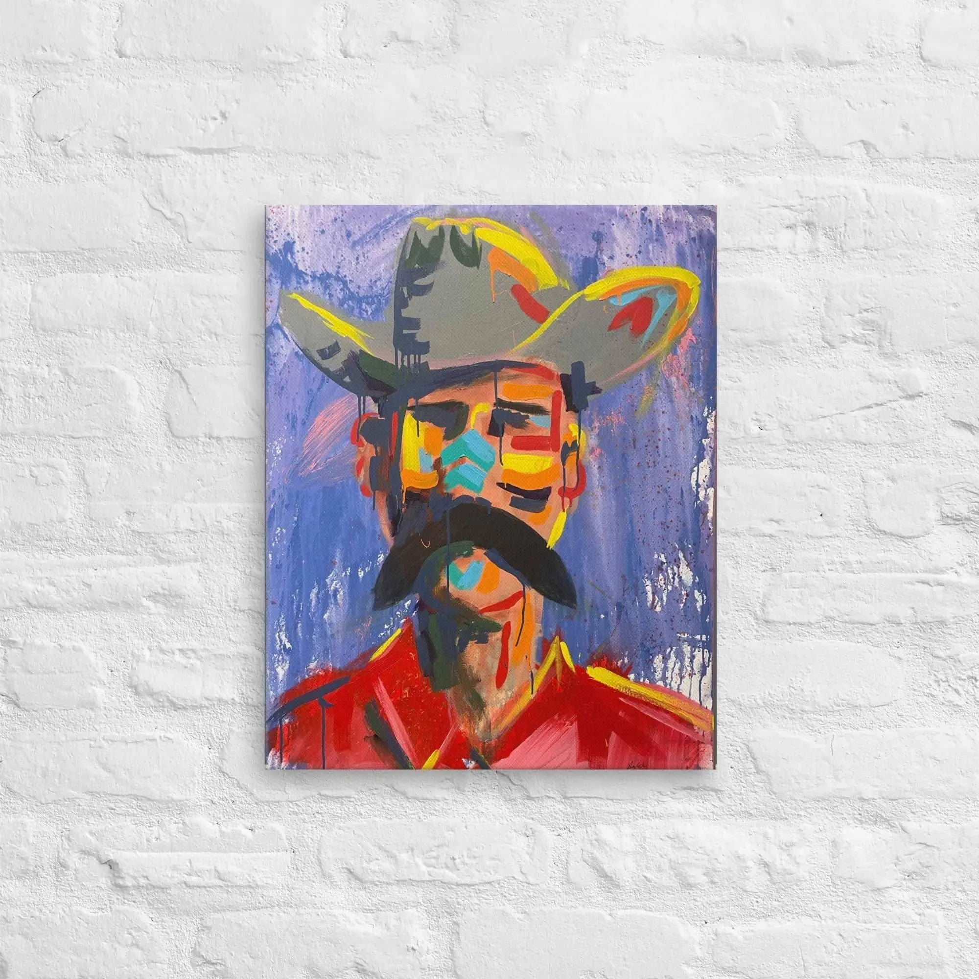 Hispanic Canvas Art - Obrero Painting | Elizondo Culture