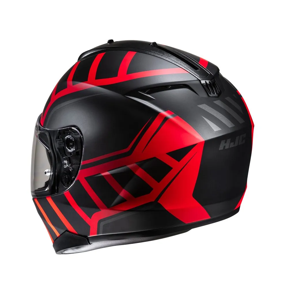 HJC C70N Holt MC1SF Red Motorcycle Helmet