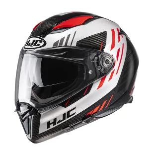 HJC F70 Kesta Carbon MC1 Full face Helmet for Motorbike Red