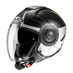 HJC I40 Panadi Black White Yellow Helmet