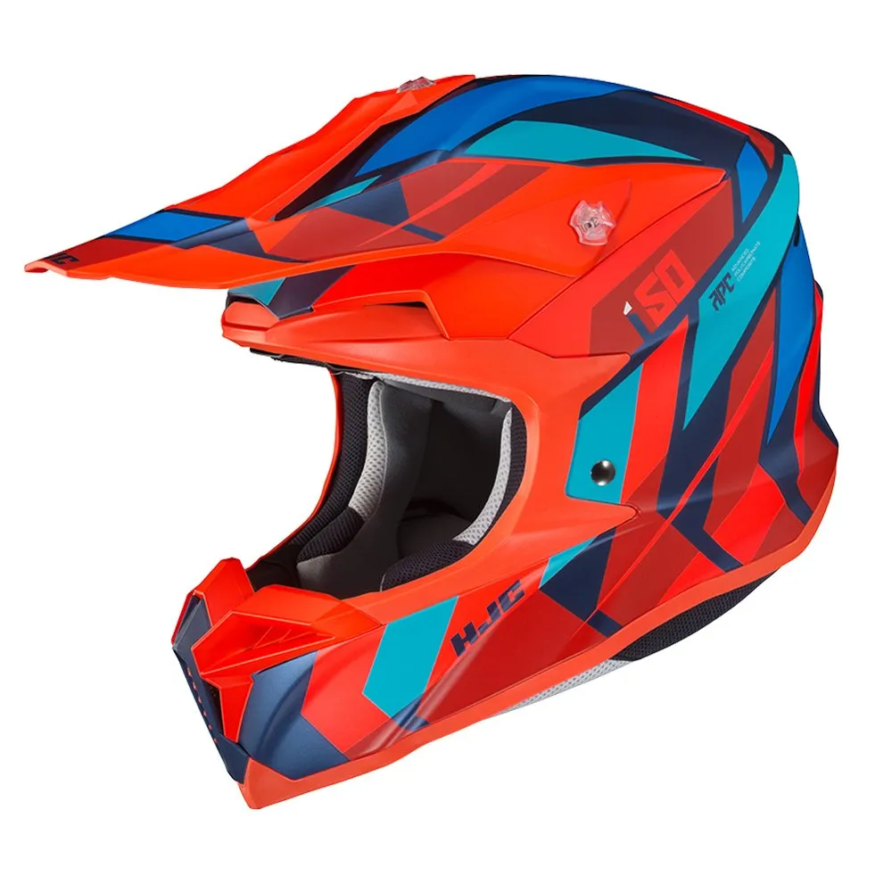 HJC I50 Vanish MC64HSF Red Blue Motocross Motorbike Helmet