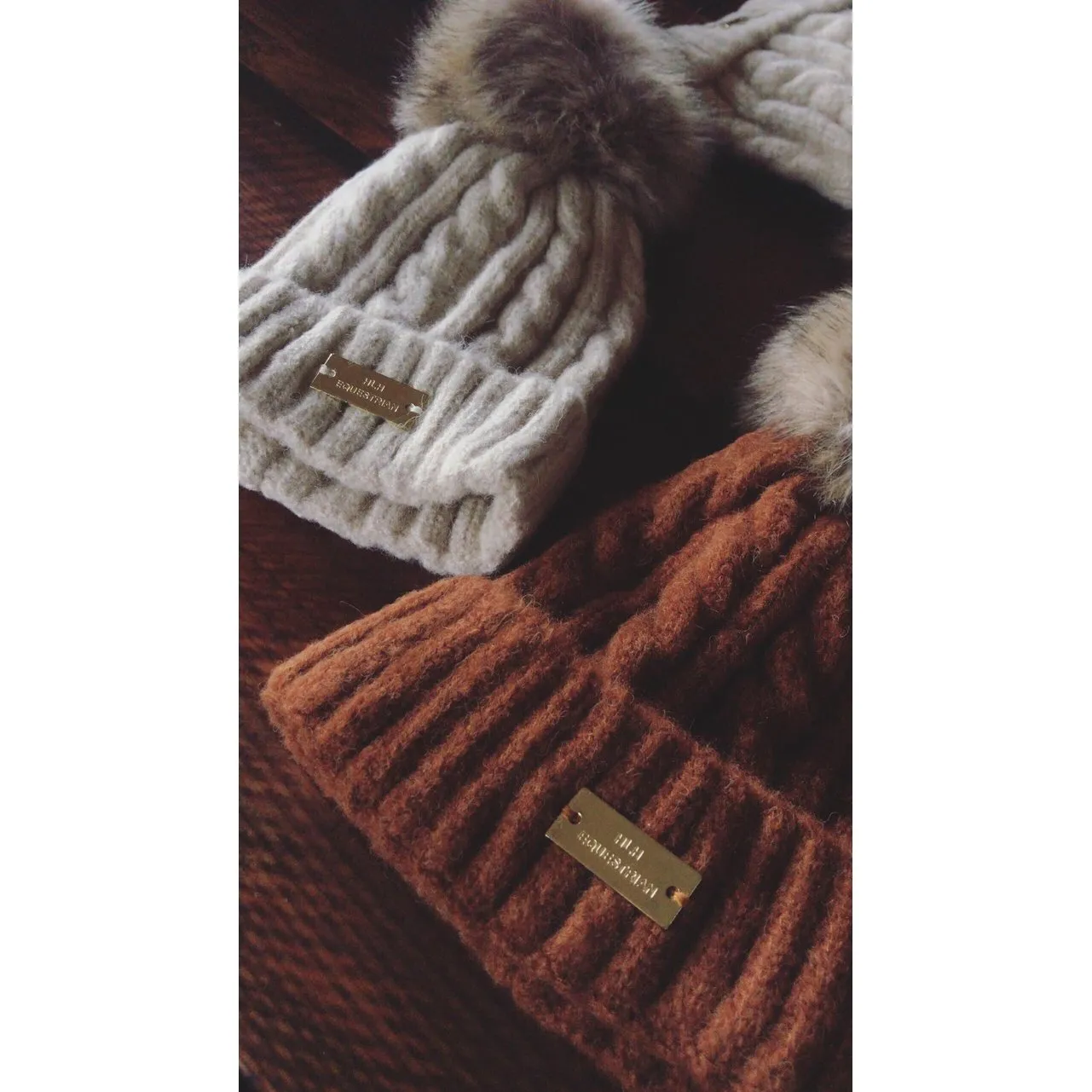 HLH Equestrian Apparel Luxe Wool Winter Beanie