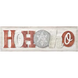 Ho Ho Ho Wood MDF Wall Decor