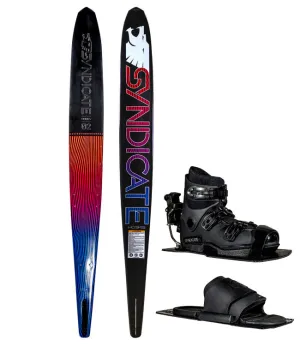 HO Syndicate Works 02 Slalom Ski with Syndicate Hardshell &  Fixed RTP (2025)