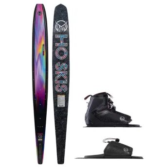 HO Womens Carbon Omega Max Slalom Ski with Stance Boot & RTP (2023)