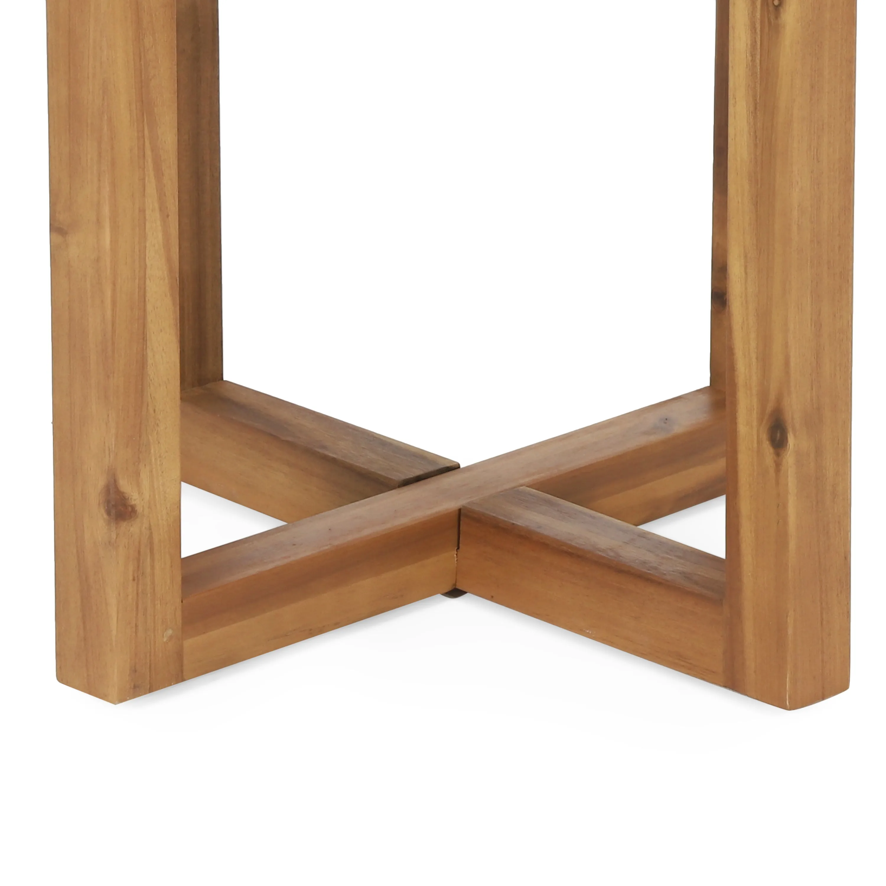 Hobbs Outdoor Acacia Wood Square Side Table, Teak