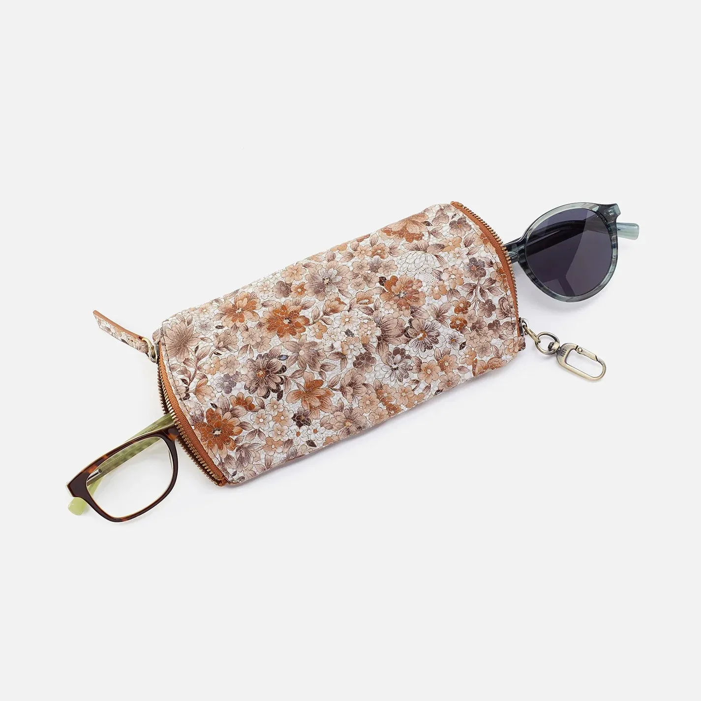 Hobo Spark Double Eyeglass Case in Sepia Bloom