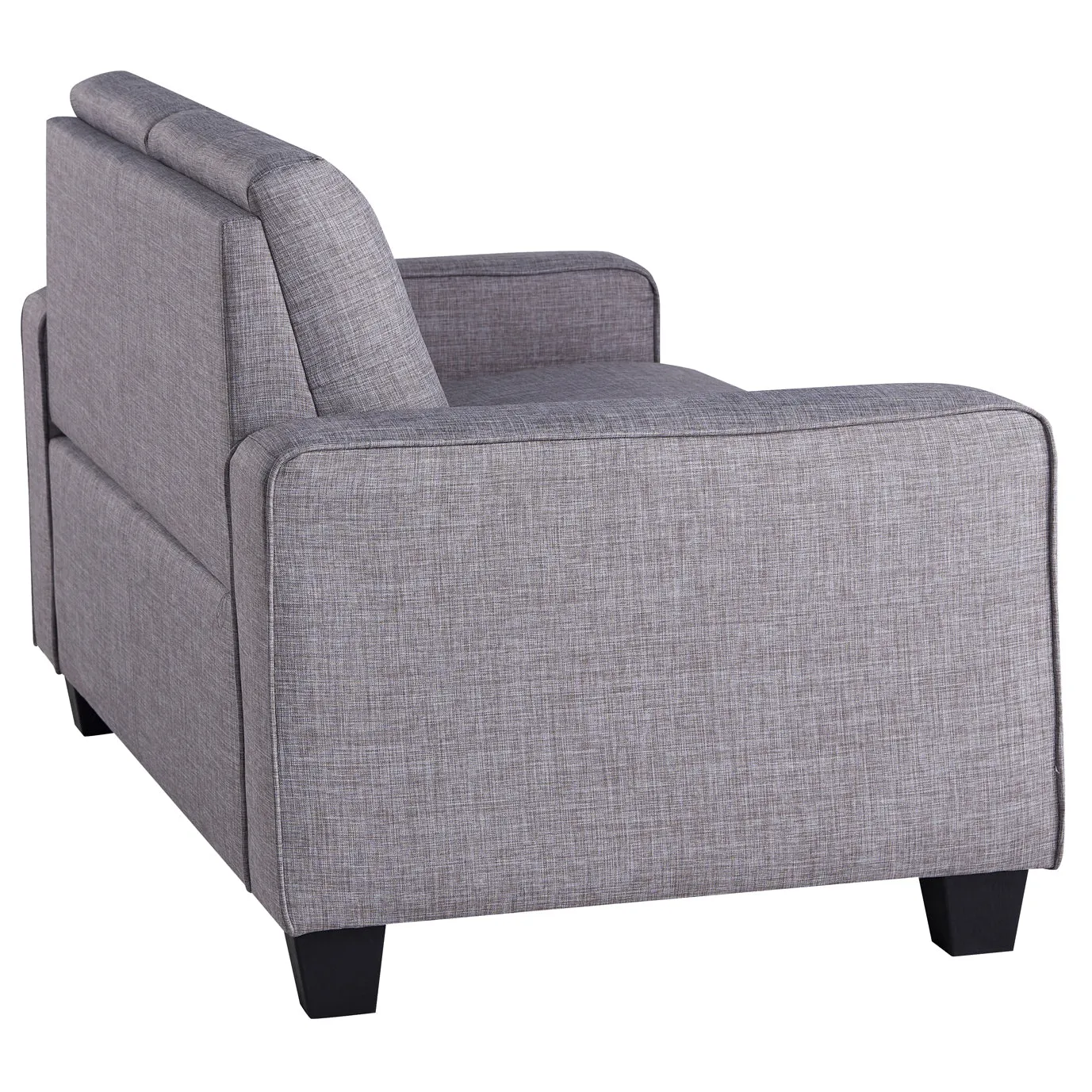 Hodgen Contemporary Gray Blind-tufted Loveseat