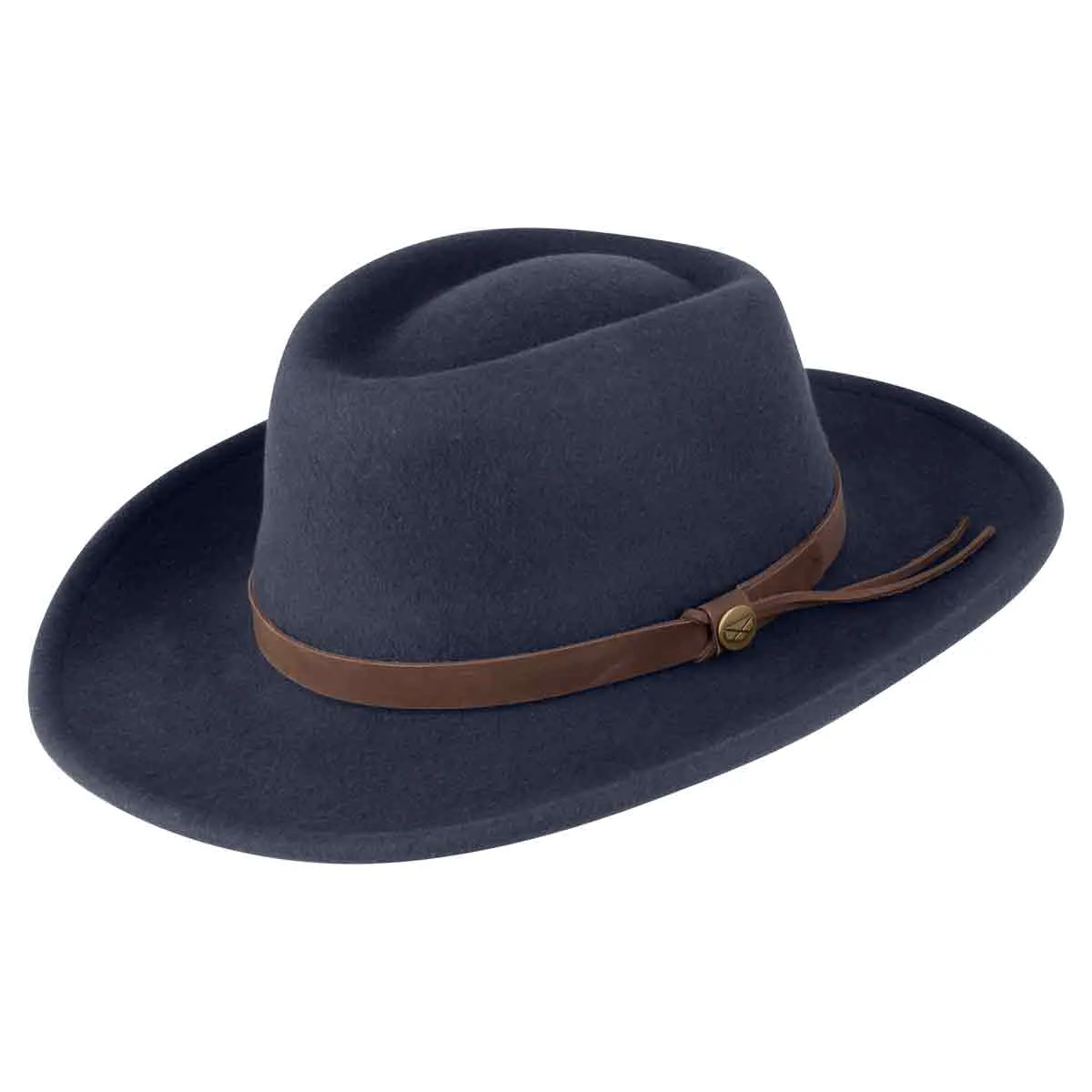 Hoggs Of Fife Perth Crushable Felt Hat