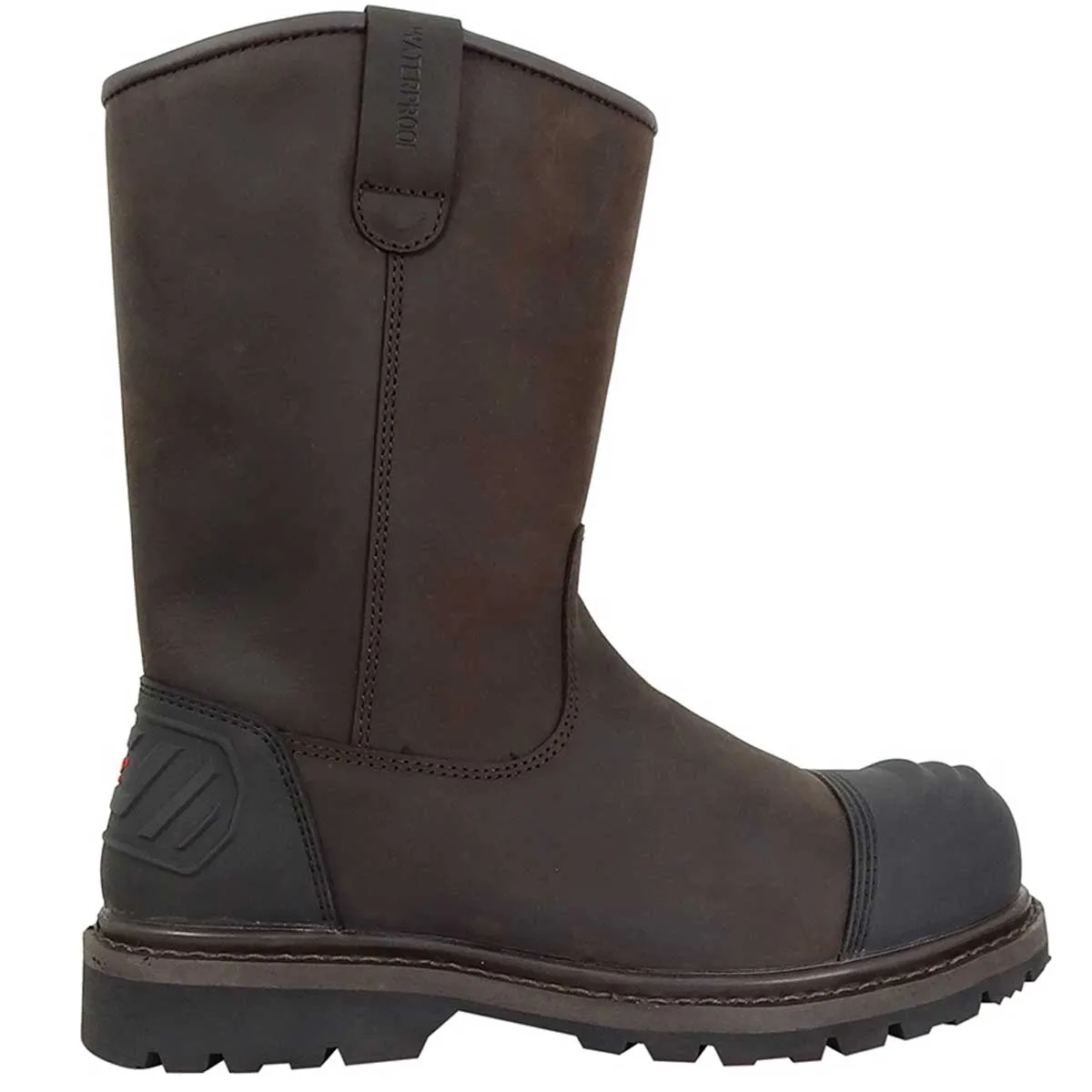 HOGGS OF FIFE Thor Safety Rigger Boots - Mens - Waxy Brown