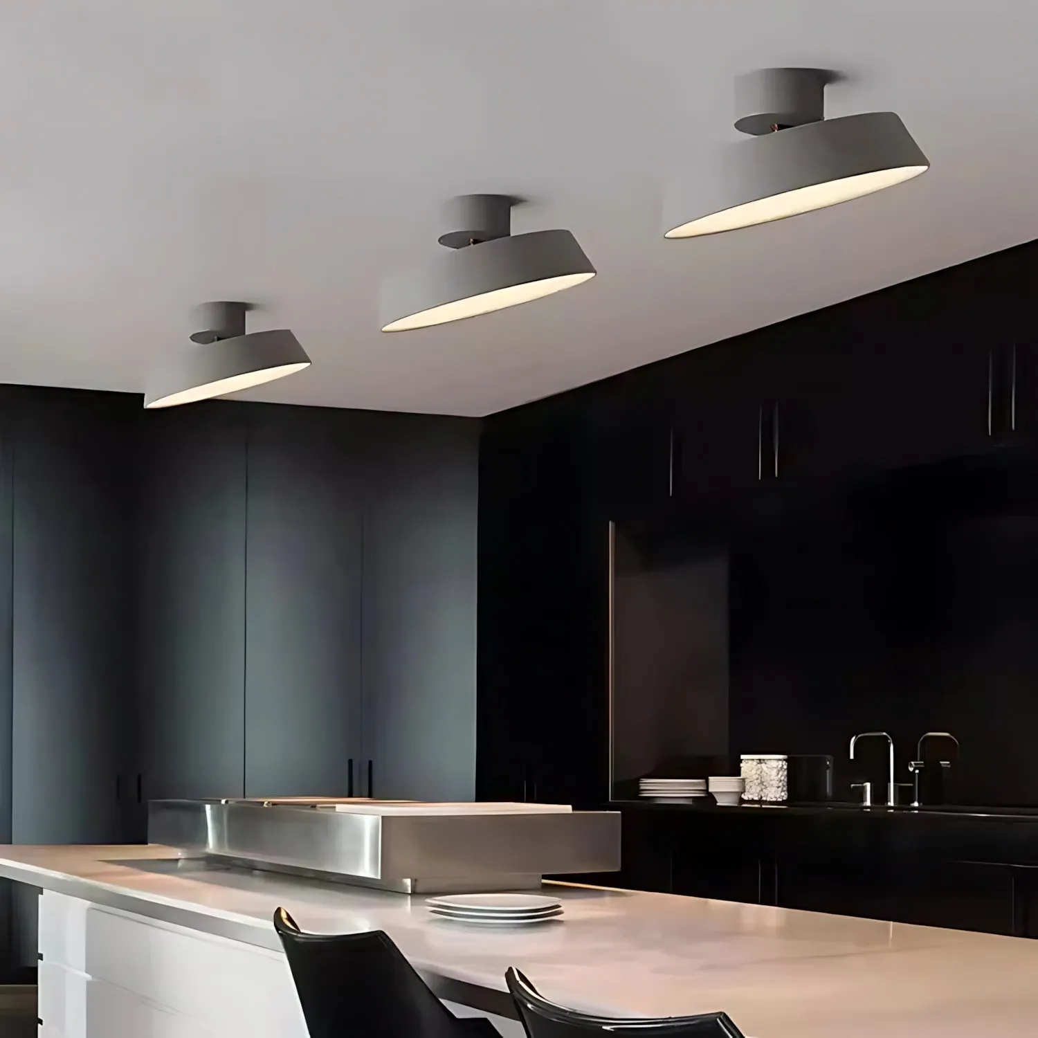 Hohenstein - Adjustable Rotating LED Ceiling Lamp for Modern Spaces