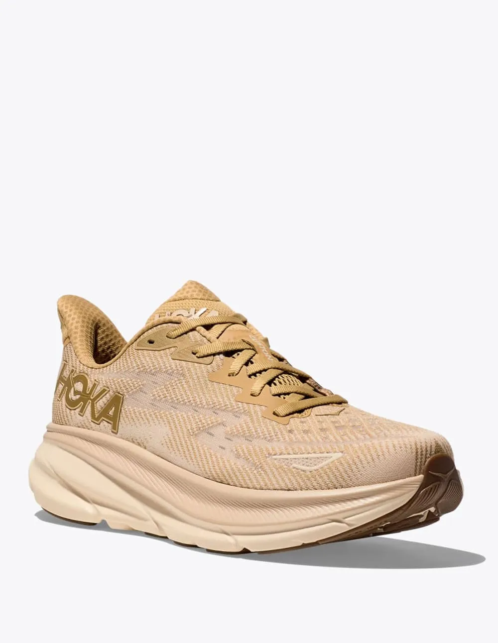 Hoka Clifton 9 Marrones Hombre