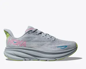 HOKA WOMENS CLIFTON 9 - GULL / SEA