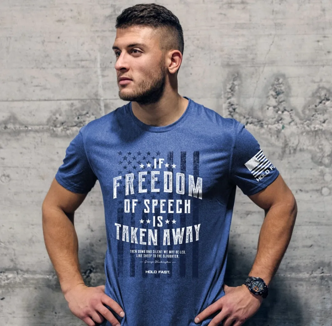 HOLD FAST Mens T-Shirt Freedom Of Speech