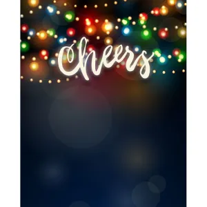 Holiday Cheer Printed Backdrop