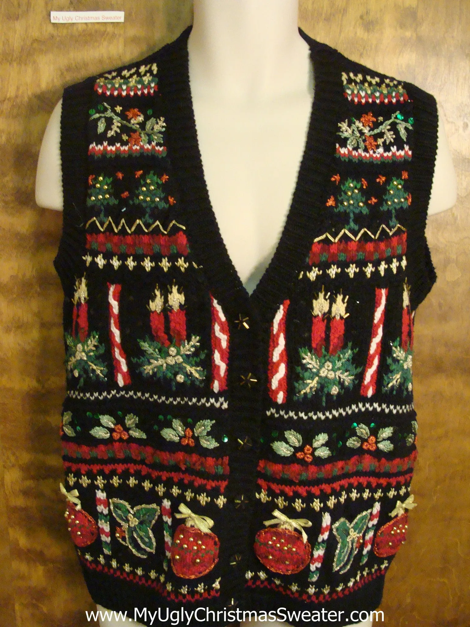 Holiday Decorations Christmas Sweater Vest