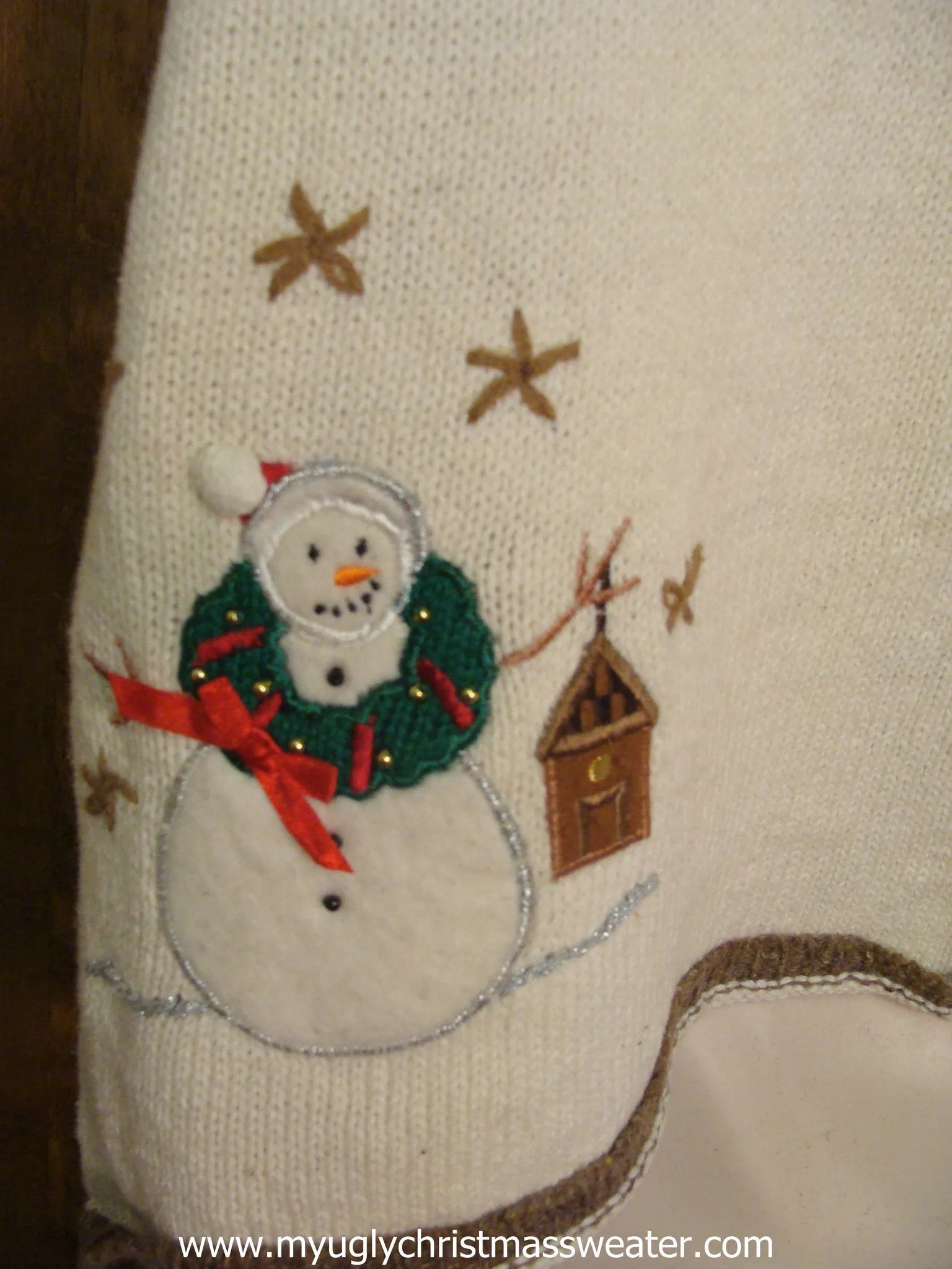 Holiday Snowmen Ugly Christmas Sweater Vest