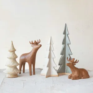 Holiday Wood Deer