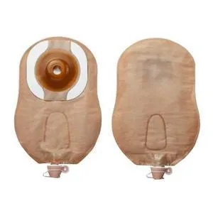 Hollister Premier One-Piece Urostomy Pouch, Convex, Flextend Skin Barrier, 1-1/4" Pre-Cut, Beige