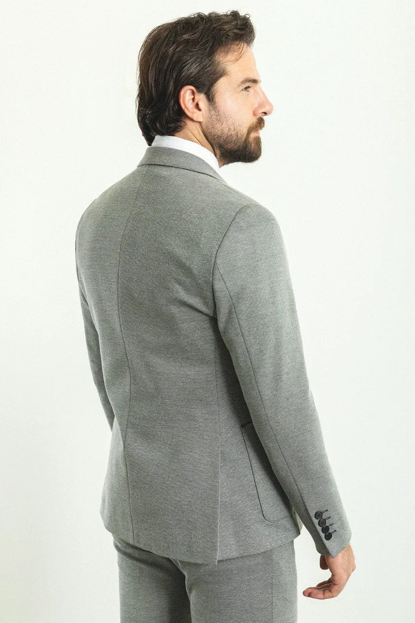 HolloMen's Gray 3-Piece Suit.