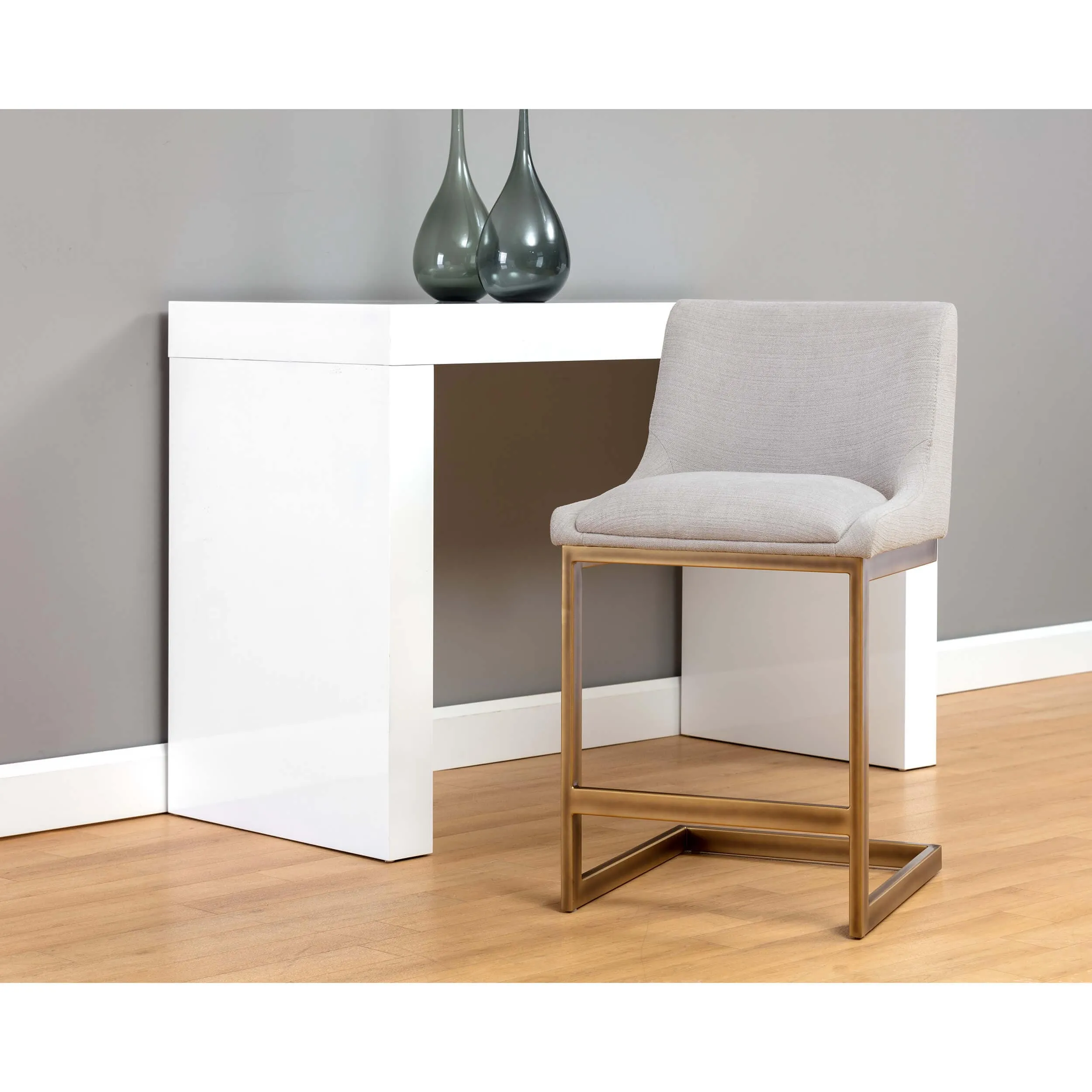 Holly Counter Stool, Zenith Soft Grey