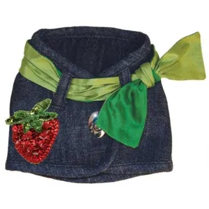 Hollywood Vest with Strawberry Patch- Three Collar Styles