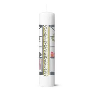 Holmegaard Christmas Advent Candle 2024, Multi, H: 9.2"