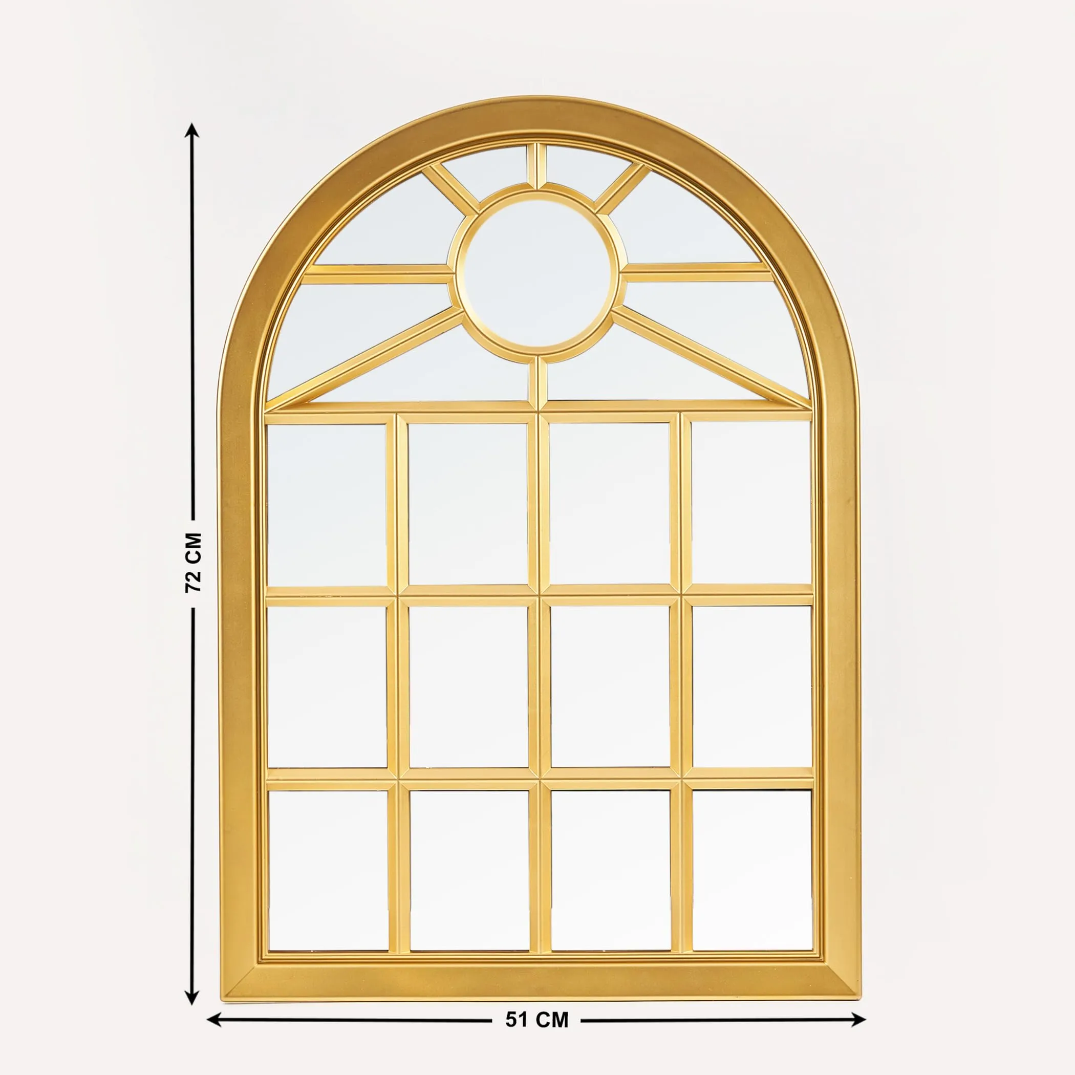 Home Centre SS24 Modern Mirror with DESIGN-1A-72X51CM-GLD