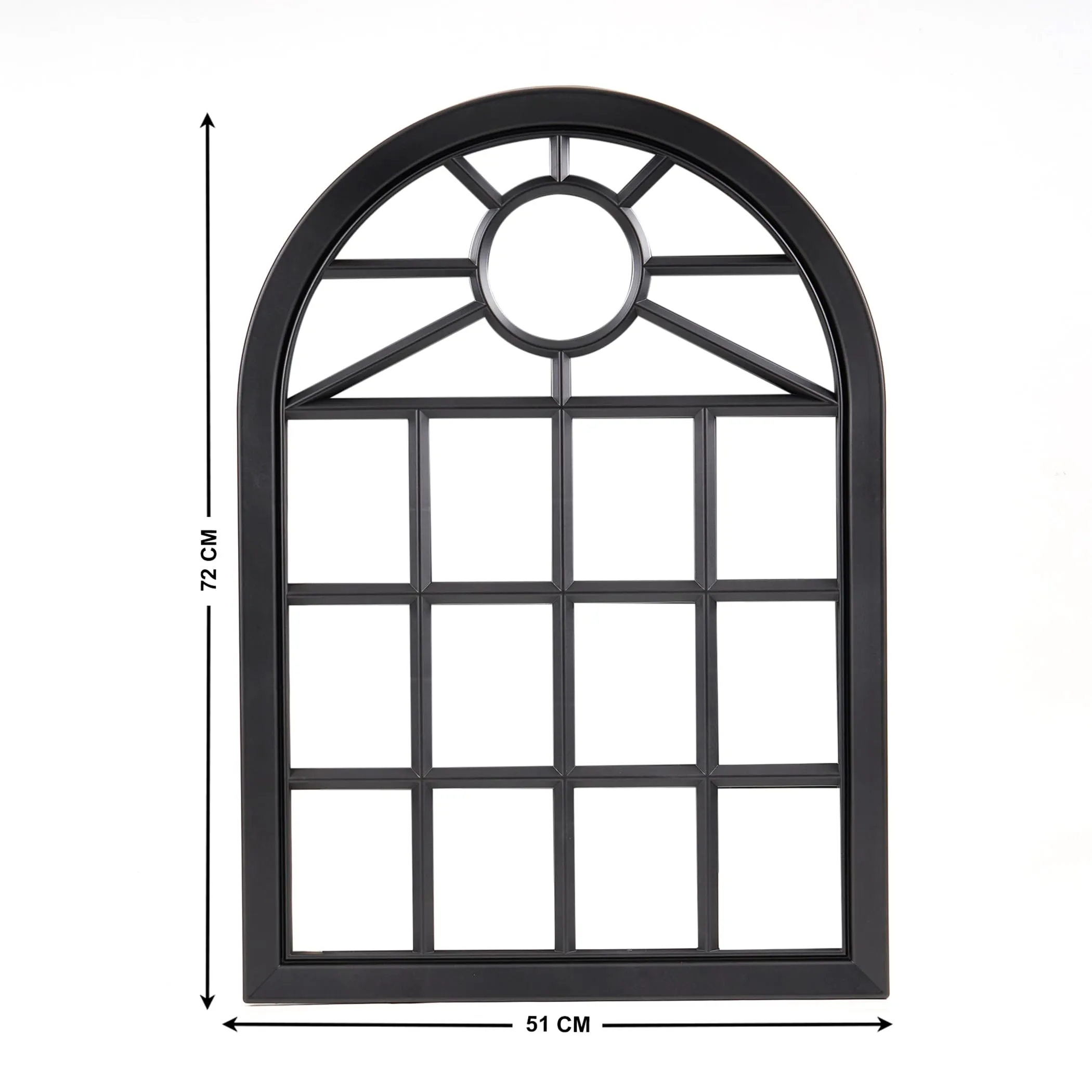 Home Centre SS24 Modern Mirror with DESIGN-1B-72X51CM-BLK