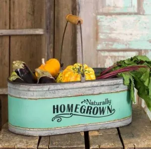 'Homegrown' Tin Bucket