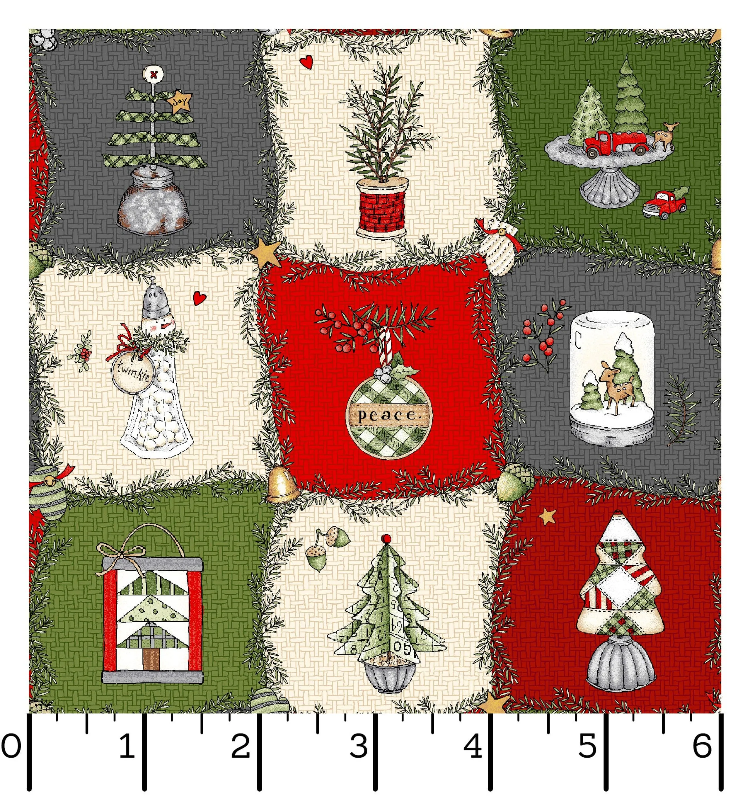 Homemade Holidays | Plaid - Multi by Kris Lammers for Maywood Studio | MAS10550-Z