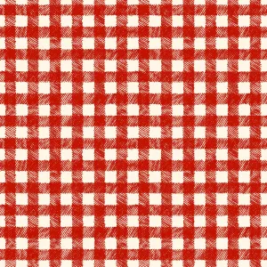 Homemade Holidays | Woven Check - Red by Kris Lammers for Maywood Studio | MAS10557-R