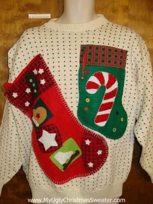 Homemade Mens Ugliest Bad Christmas Sweaters