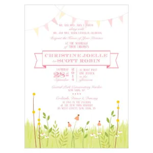 Homespun Charm Invitation Nature