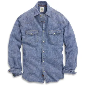 Homesteader Linen-Cotton Denim Shirt