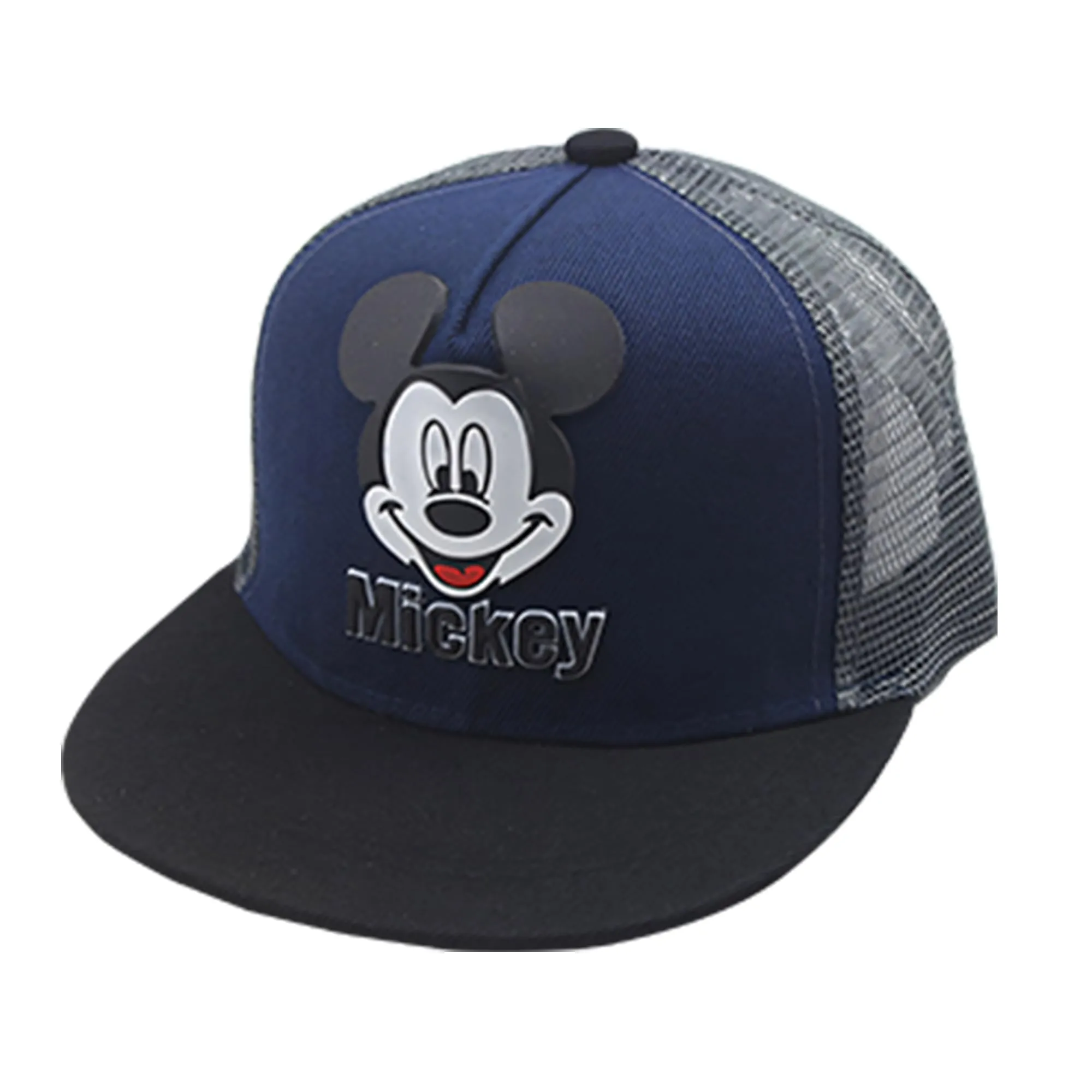 Homestic Mickey Mouse Cap | Adjustable Cap for Boys and Girls | Cartoon Character Printed Little Cap for Kids | Cap for 7-12 Year Old Baby Girls and Boys | QI0092-D | Light Blue