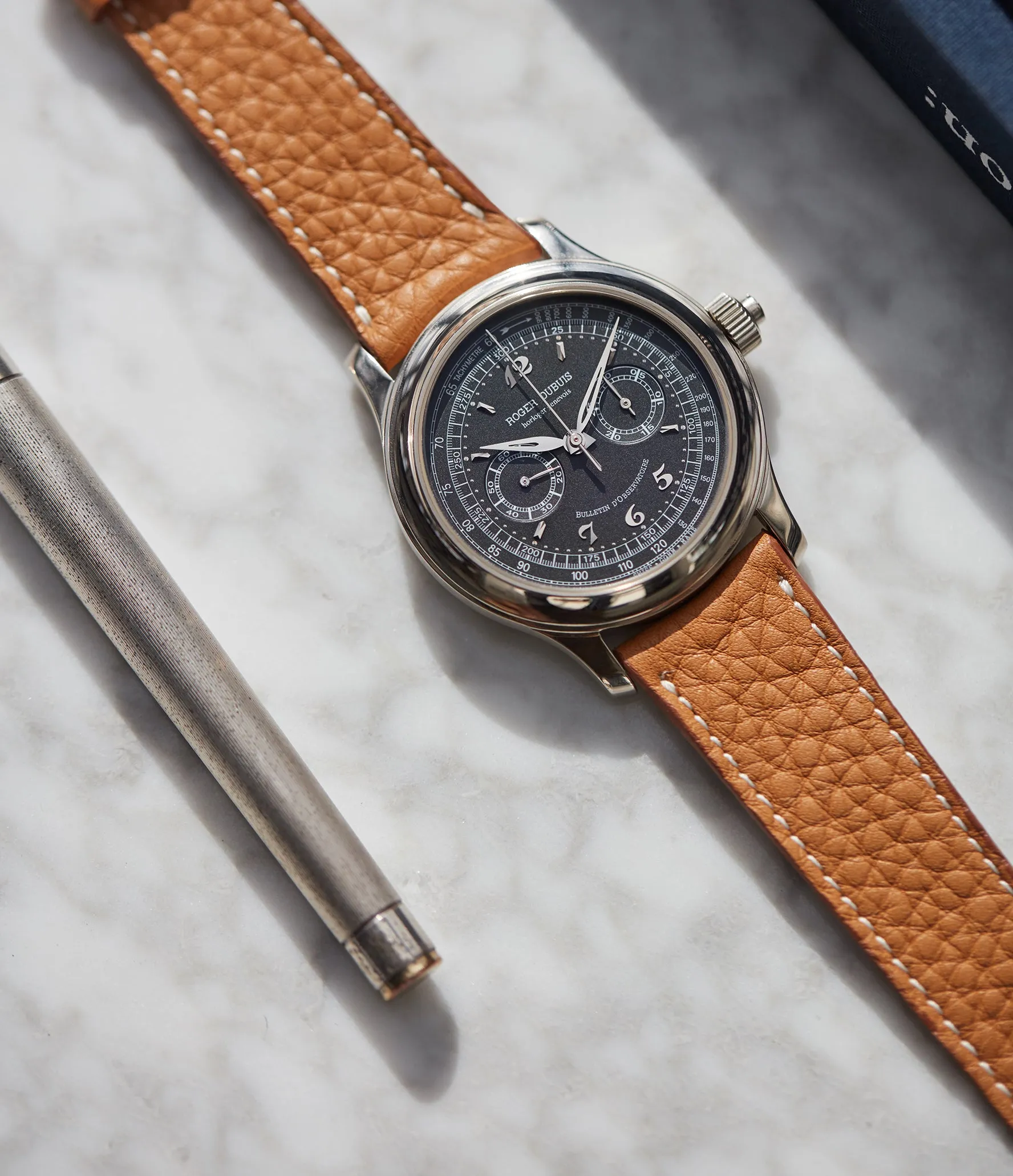 Hommage Chronograph Monopoussoir | White Gold