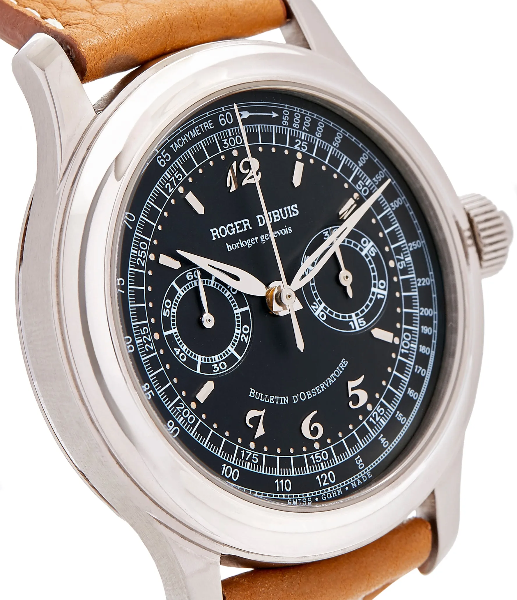 Hommage Chronograph Monopoussoir | White Gold