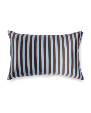 Hommey Silk Pillowcase - Iced Chocolate Stripes