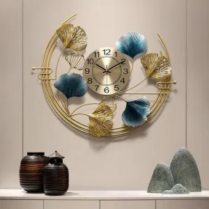 HOMY Crafts Metal Wall Mounted Hanging Clock Metal Craft Home Decor Home Decoration I Wall décor I Room, Hotel, Hall, Office I Color - Multi I 26x1x26 inches