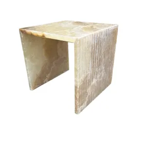 Honey Onyx Side Table