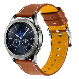 Honor MagicWatch 2 46mm soft cowhide leather watch strap - Brown