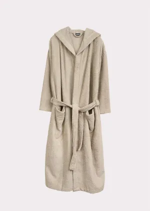 Hooded Bathrobe Sand